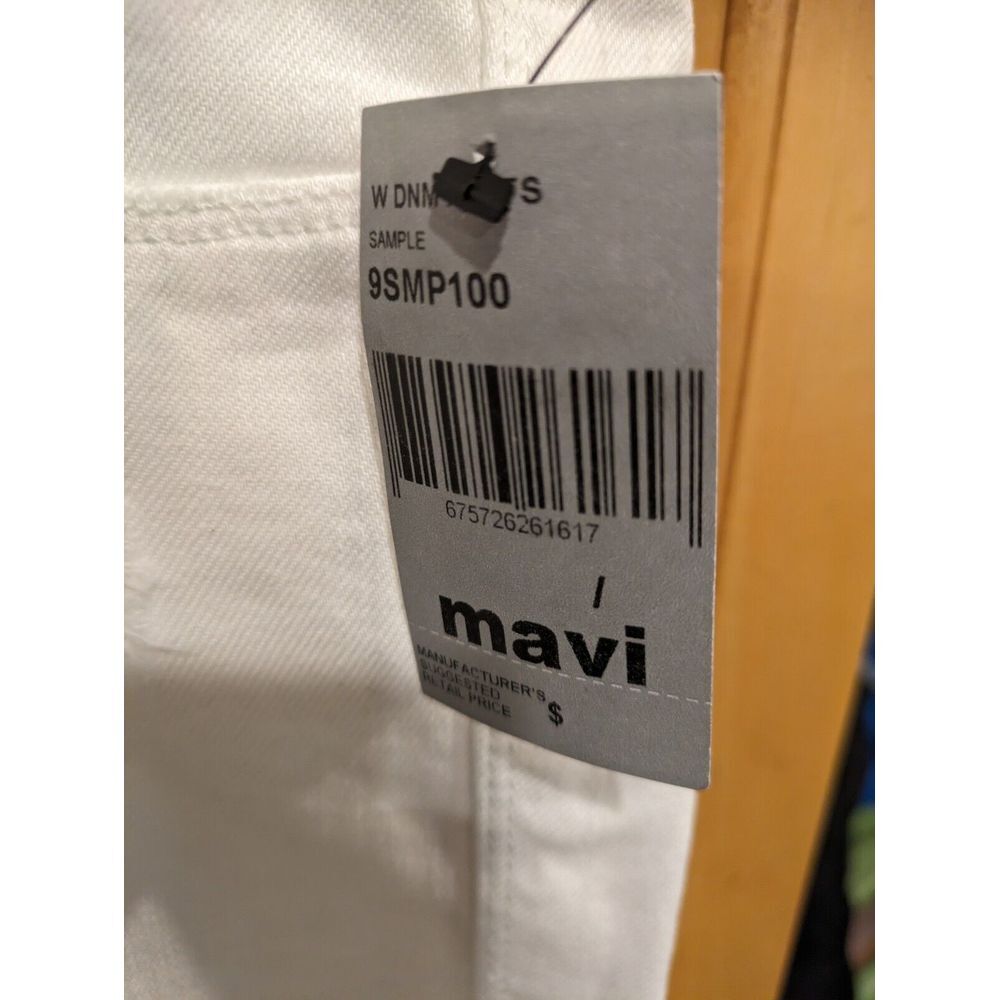 Mavi Jeans‎ Womens 28X32 Tag  Actual 32X34 Emma Slim Boyfriend DIstress White - Picture 5 of 6